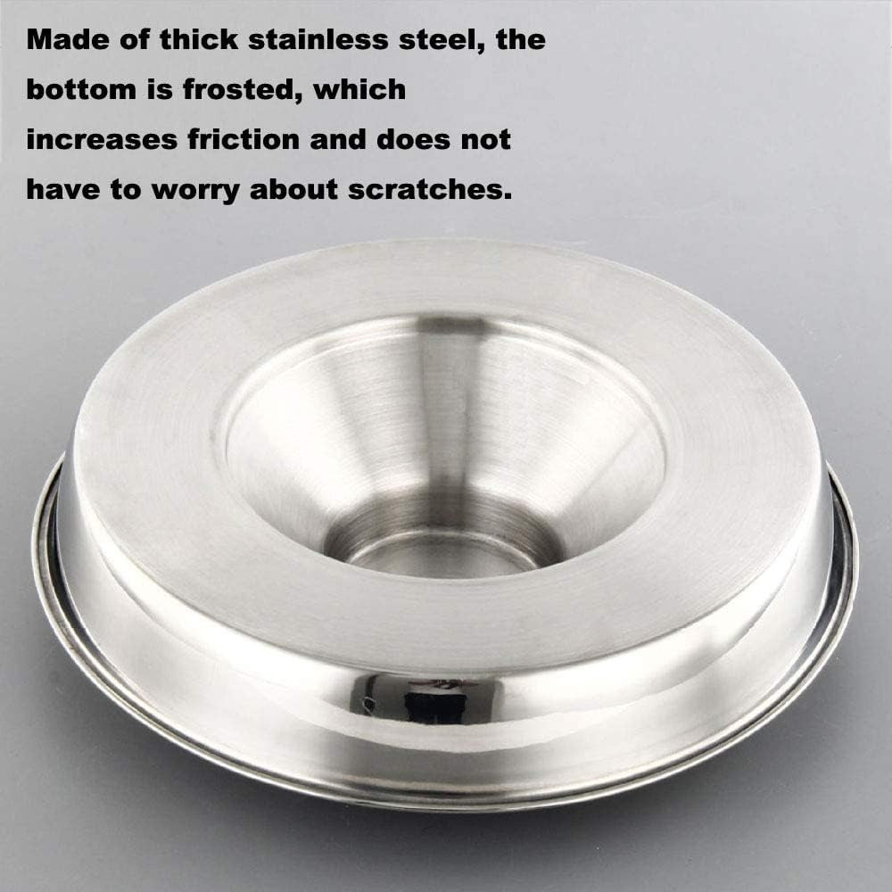 Stainless Steel Puppy Weaning Bowls,Cat Bowls for Food Water,Multiple Puppies Feeder Whelping Dishes,Litter Feeding Station Pans for Small Dogs Cats Eating at Same Time-Small Medium Large Size