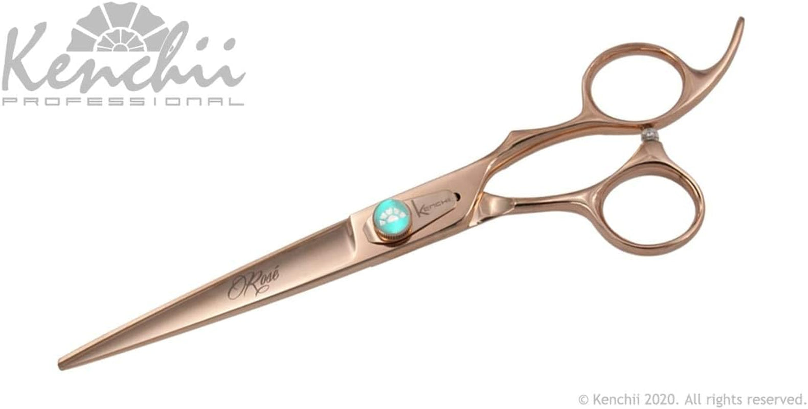Rose Gold Deluxe Grooming Shears Great Grooming Shears for All Breeds (7.0" 3 Piece Set)