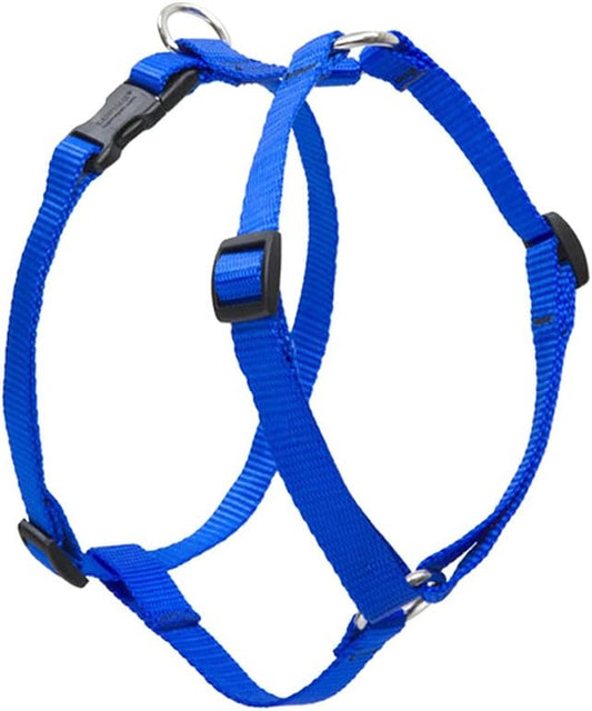 Basics 1" Blue 24-38" Adjustable Roman Dog Harness for Large Dogs